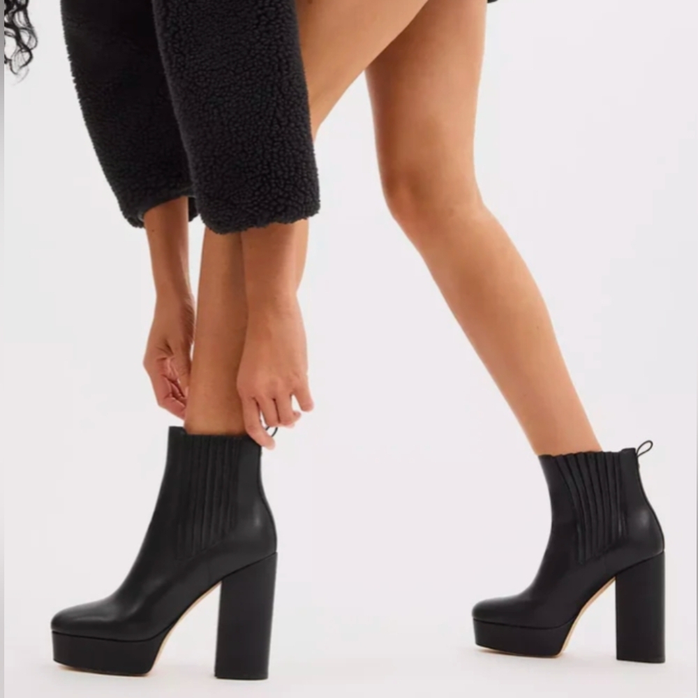 Coach Women's Black Platform Ankle Boots - Picture 2 of 12